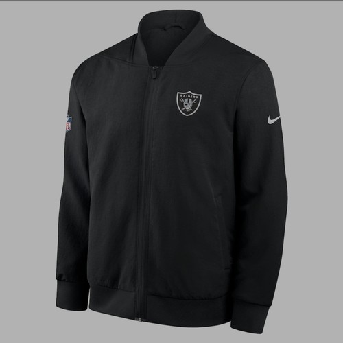 Las vegas raiders nike bomber - vegas,