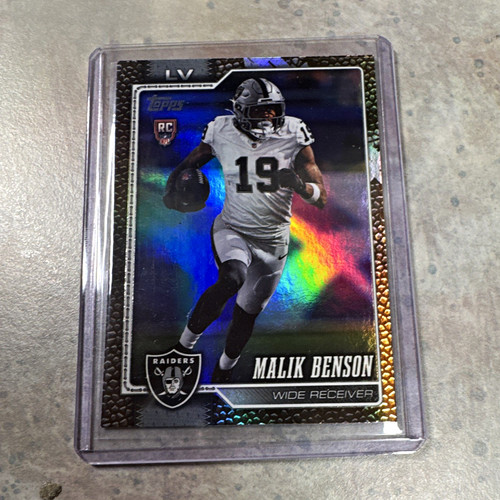 Topps malik benson las vegas - malik,