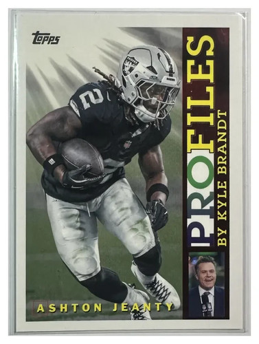 Ashton jeanty 21 topps - -,