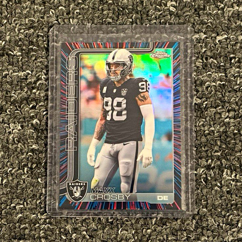 2025 topps chrome nfl maxx - chrome,