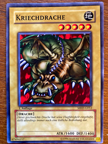 Kriechdrache - yu-gi-oh!,