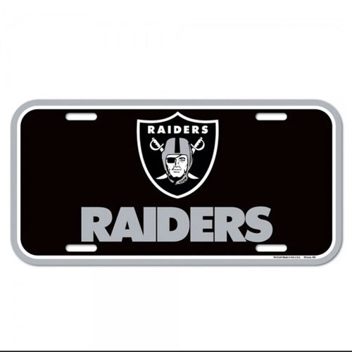 Nfl nummernschild raiders - nfl,